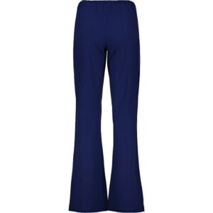 شلوار دمپا گشاد کمرکش زنانه آبی کاربنی مدل 233