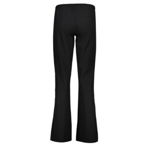 شلوار دمپا گشاد کمرکش زنانه مشکی مدل 233